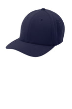 Load image into Gallery viewer, Sport-Tek® Flexfit® Cool &amp; Dry Poly Block Mesh Cap - STC22