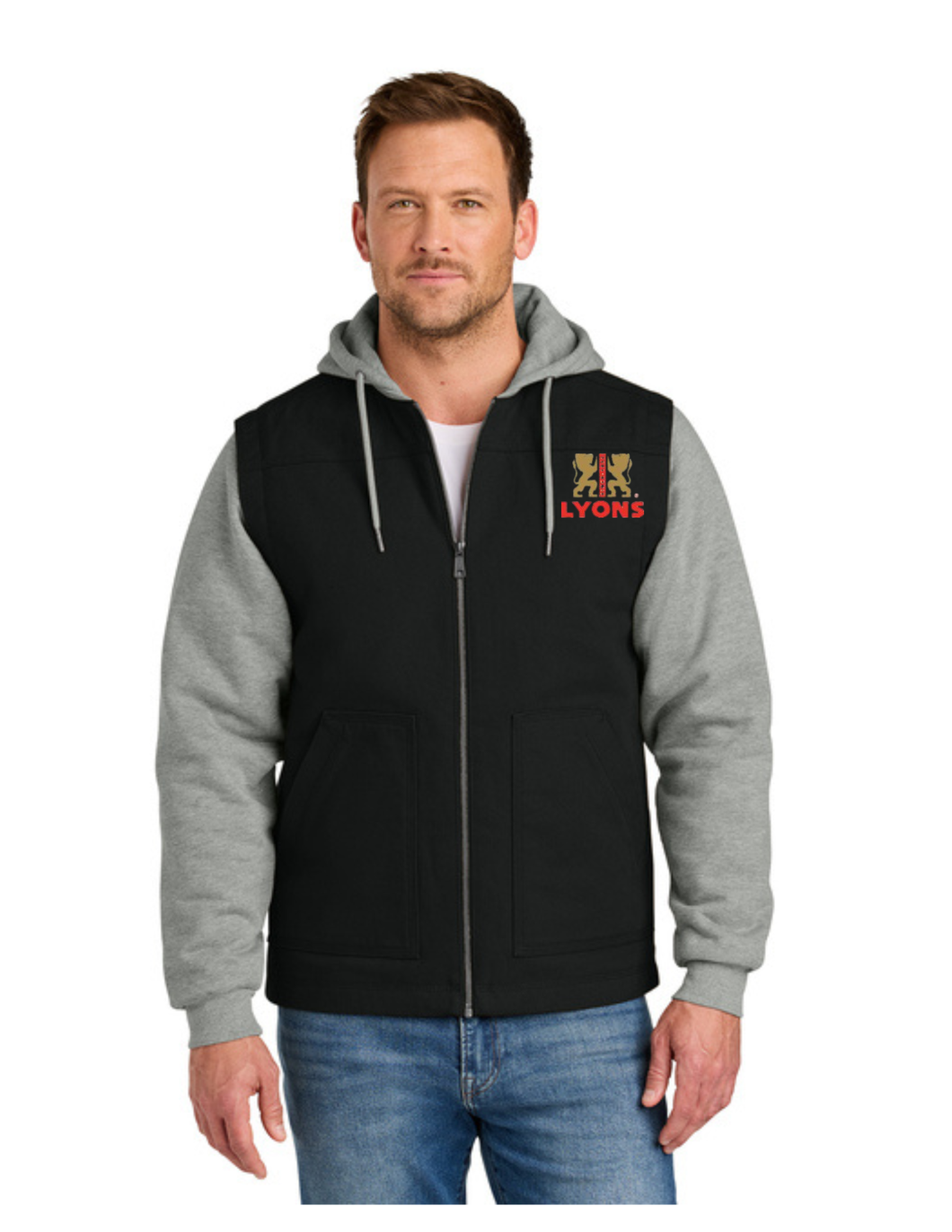 Lyons Duck Fleece Full-Zip Hooded Jacket - CSJ42