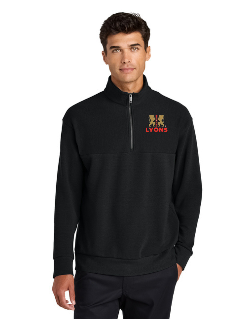 Lyons Linear Texture 1/4-Zip  - MM3040