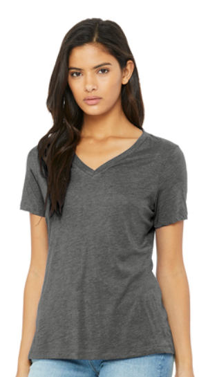 BELLA+CANVAS Women’s Relaxed Jersey Short Sleeve V-Neck Tee