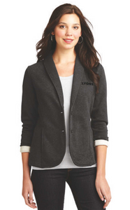 Port Authority® Ladies Fleece Blazer L298 - Dark Charcoal Heather