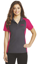 Load image into Gallery viewer, Sport-Tek® Ladies Colorblock Micropique Sport-Wick® Polo LST652