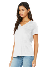 Load image into Gallery viewer, BELLA+CANVAS Women’s Relaxed Jersey Short Sleeve V-Neck Tee